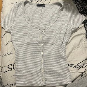 Perfect condition striped Brandy Melville baby tee. Super cute!!!
